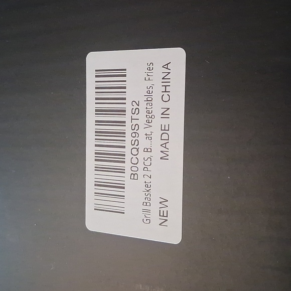 BBQ Grill Basket - Stainless Steel Rolling Basket Set - Picture 2 of 4